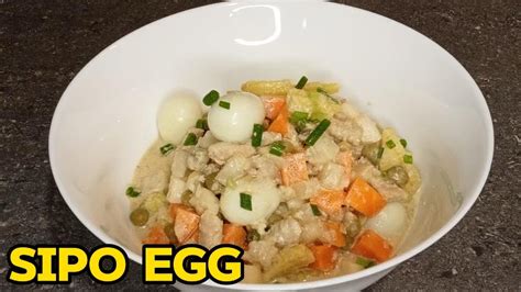 sipo egg recipe|Easy.